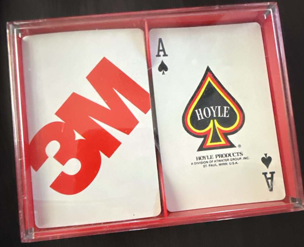Vintage Hoyle Bridge 3M Playing Cards NIB Made in St. Paul MN USA